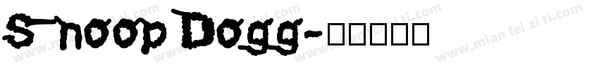 Snoop Dogg字体转换